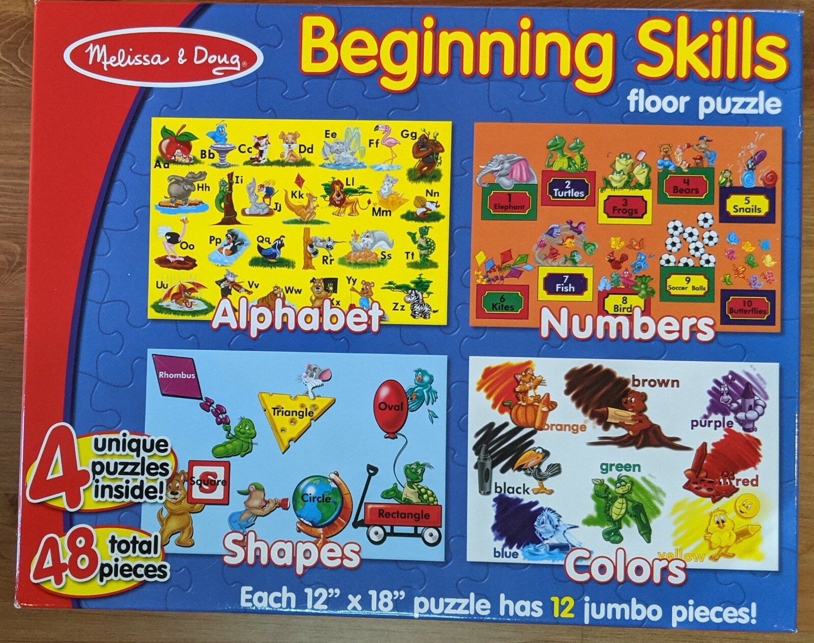 beginning skills floor puzzle