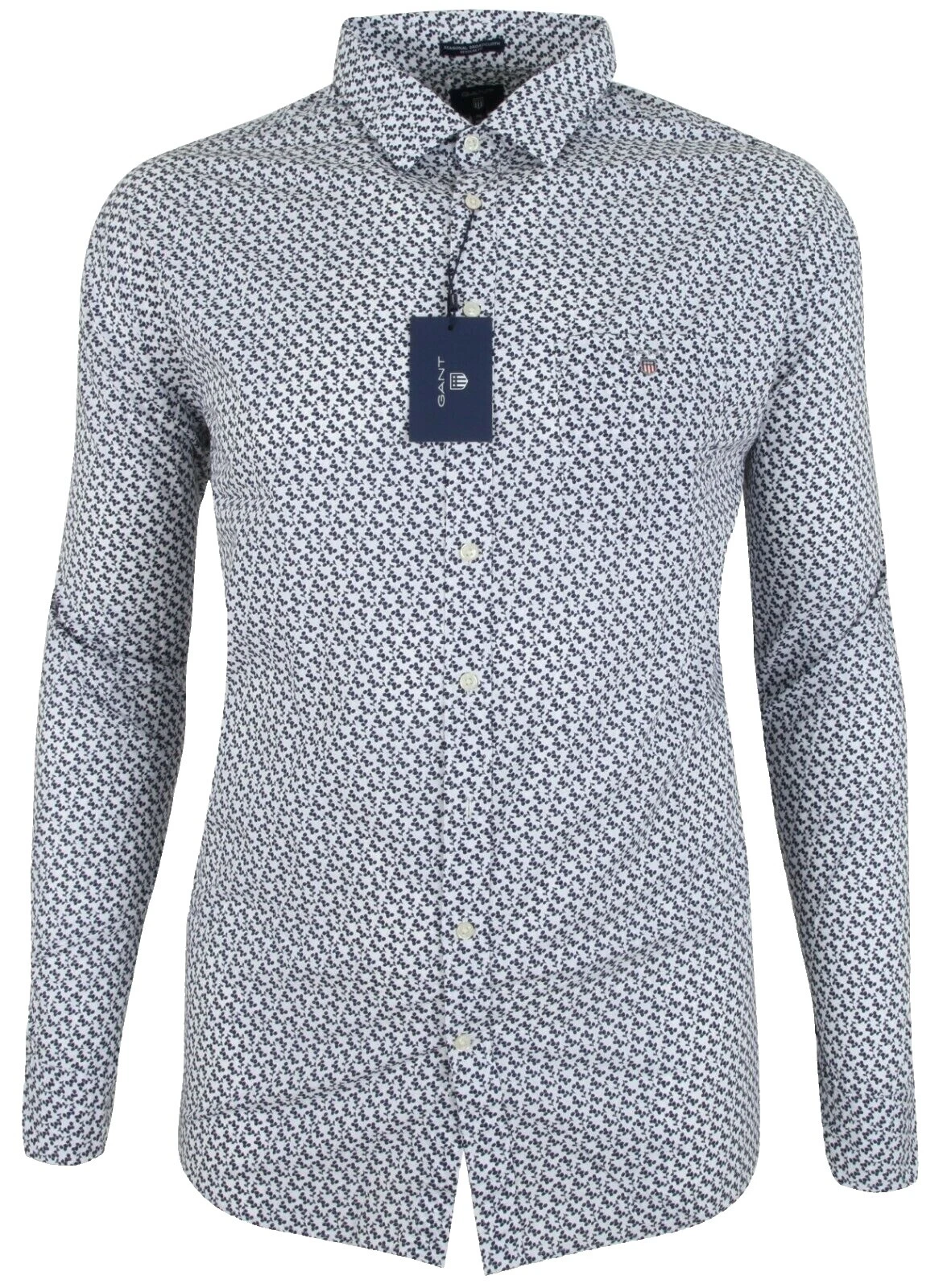 GANT Long Sleeve White Shirts for Men