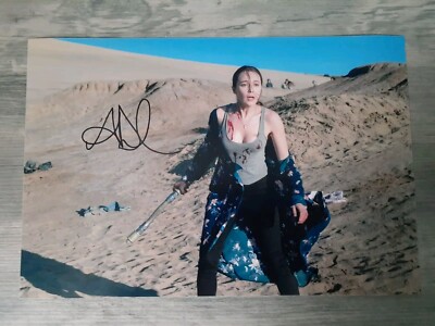 ALYCIA DEBNAM CAREY SIGNIERTES 12 X 8 SIGNIERTES FOTO WALKING DEAD... REAL