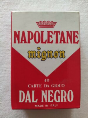 NEAPOLITAN NEGRO SEALED PLAYING CARDS CUTE MINI PLAYING CARDS NEW