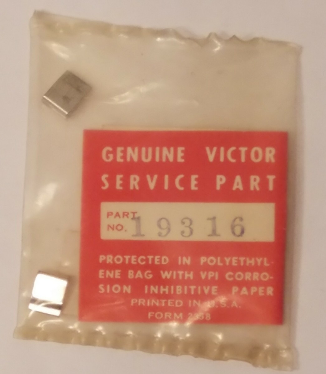 Lot of 6 Genuine Victor Service Parts 19316~20222~30419A~20561A