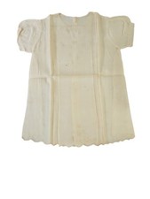 Antique Handmade Baby Infant Dress Christening Gown In Original Package