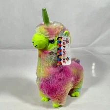 Toy Factory PLUSH PARADE RAINBOW LLAMA-CORN Llama Unicorn STUFFED ANIMAL NEW NWT