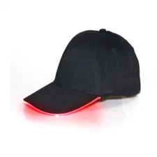 LED Lighted up Peaked Hat Glow Club Party Baseball Hip-Hop Adjustable Sports Cap