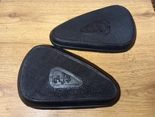 AJS HEAVYWEIGHT SINGLES & TWINS FUEL TANK KNEE GRIP RUBBER PAIR 01-1005 01-1006