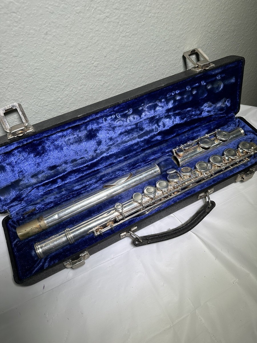 Vintage Gemeinhardt 2SP Top Student Flute Silver Plate Play Ready