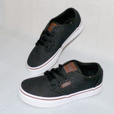 Vans Atwood S18 Y'S Canvas Kinder Schuhe Freizeit Sneaker EU 31 UK13 Black White