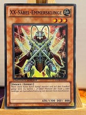XX-Säbel-Emmersklinge HASE-DE001 Super Rare Deutsch NM YUGIOH