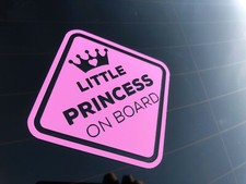 BABY ON BOARD Sticker sign saftey wanderlust doppler monitor car cot boy girl 1