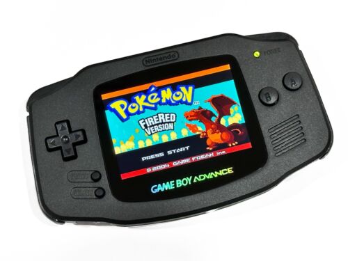Nintendo Game Boy Advance GBA V5 IPS LCD SCHWARZ System USB-C Akku - Bild 2 von 8