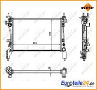 KüHler, MotorküHlung Nrf 53934 FüR Fiat Qubo Peugeot