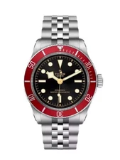 Tudor Black Bay Red Bezel Black Dial Stainless Steel Watch M7941A1A0RU-0003