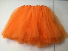 Orange Tutu. Toddler. Elastic Waist: Size 16  -26  . Length: 11  . Excellent Cond.