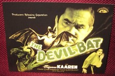 2009 BREYGENT CLASSIC MOVIE POSTERS TRADING CARD #45 DEVIL BAT 1941 BELA LUGOSI