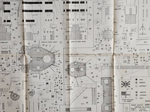 Modellbaupläne Baupläne LOK Plan Modelarskie Rodney Schlachtschiff - Bild 10 von 12