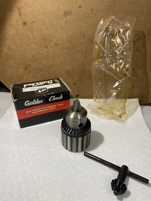 Golden Goose PYH 1/2” x JT6 Drill Chuck with Key 13H-10039 | eBay