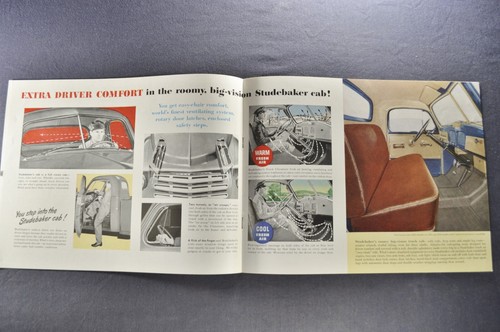1950-1951 Studebaker Truck Catalog Brochure Pickup Stake Dump Excellent Original - Picture 6 of 10