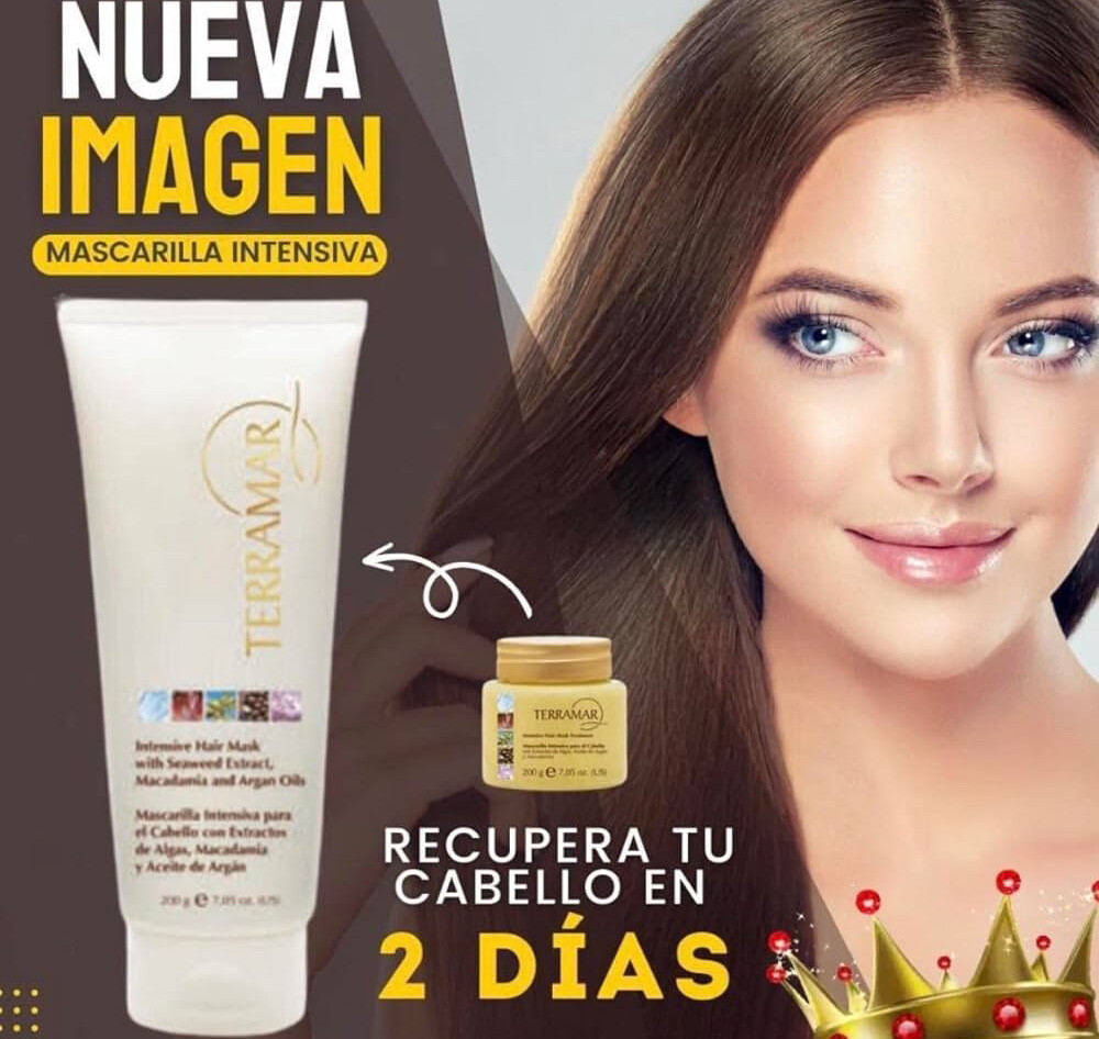 KIT OIL HAIR SERUM AND MASK INTENSIVE 3 in 1 TERRAMAR BRANDS