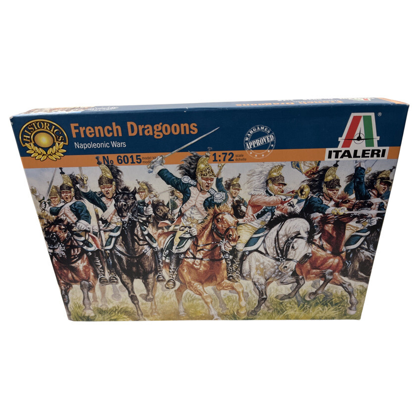 Italeri 6015 Napoleonic Wars French Dragoons 1/72 Figures Kit  NEW