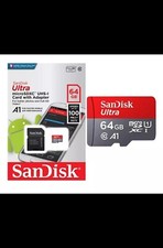 SanDisk 64GB microSDXC 100MB/s Ultra A1 64G micro SD SDXC Class 10 UHS-1 Card