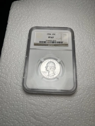 1954 Washington Quarter PF67 NGC Certified