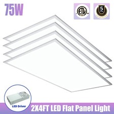 Led Drop Ceiling Lights - 2x4FT LED Flat Panel Light Fixture, 0-10V Dimmable