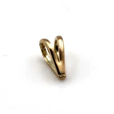 Kaedesigns New Genuine 9ct 9k 375 Yellow Gold 6mm Bail Rabbit Ears Polished