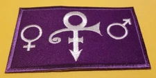 PRINCE LOGO Worldwide Ship Embroidered Patch 2.5 X 3.75"