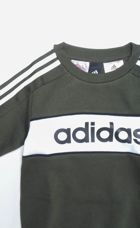 Adidas Baby Crew Set Size 1-2 Years Logo Sweat Suit HZ7744 - Image 3 of 4
