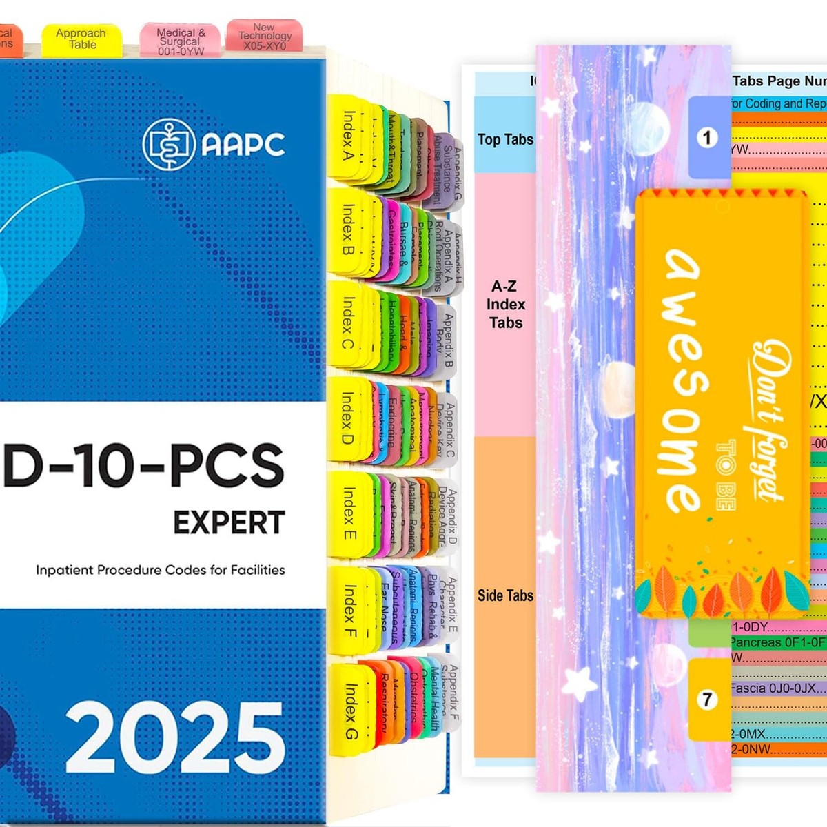 Index Tabs for ICD-10-PCS Expert 2026/2025 (Book not Included)84