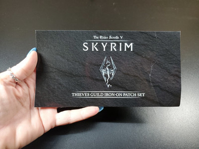 Skyrim Elder Scrolls V Thieves Guild Iron-On Patch Set 2021 Loot gaming