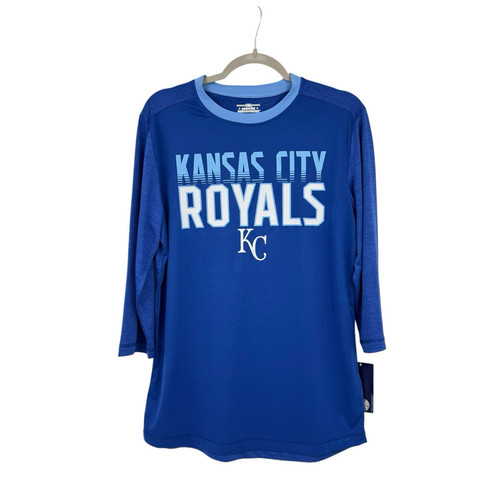 Kansas City Royals Men's Size Medium Long Sleeve Performance Shirt NWT