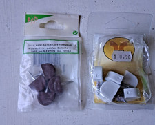 Screw in Shelf Supports 1pk Brown,1pk white