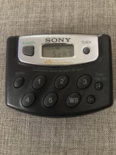 Sony SRF-M37W Walkman digital tuning AM/FM/Weather pocket radio missing clip