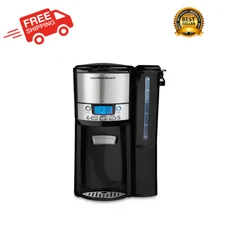 Hamilton Beach - 12 Cup Dispensing coffeemaker - Black