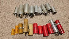 Lot of 20 Used Electrolytic Capacitors for Tube Type Radio & Amplifiers