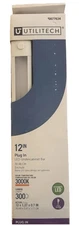 Utilitech 0877634 12 Inch Long LED Plug In Undercabinet Light 300 Lumen