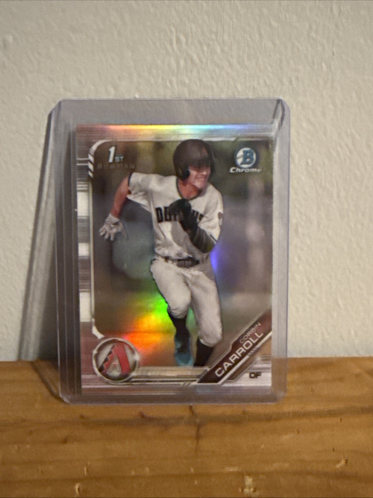 2019 Bowman Draft Corbin Carroll 1st Chrome Refractor SP Diamondbacks #BDC-125