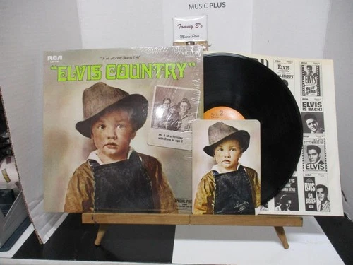 ELVIS PRESLEY Elvis Country Vintage ÑM SHRINK WITH BONUS PIC SEE. PIXS
