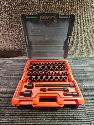(44 Pieces) PROTO J74344IM Socket 1/2'' Drive SAE/Metric 3/8 in to 1 7/16 in