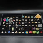 Ring Lot Costume Jewelry Vintage Modern Reseller Dress Up Craft Repair Harvest