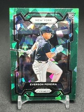 2024 Panini Prizm-Everson Pereira-Green Cracked Ice #185 New York⚾️🔥🔥