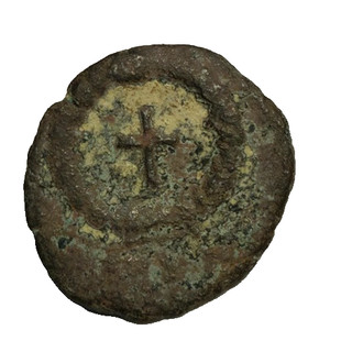 ANCIENT ROMAN COIN RARE VANDALS / LATE CURRENT :INDETERMINATE AE 0.8 GR 13 MM