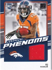 2020 Panini Donruss Denver Broncos K.J. Hamler Rookie Phenom Jerseys