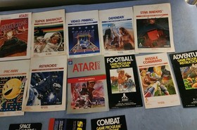 Atari 2600 System Bundle with Console, 24 Games, Joystick, Paddles, and More LOT