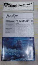 Bob Ross Kwiatowy obraz Jak spakować Instruktażowy: "#6 Midnight River" NIP