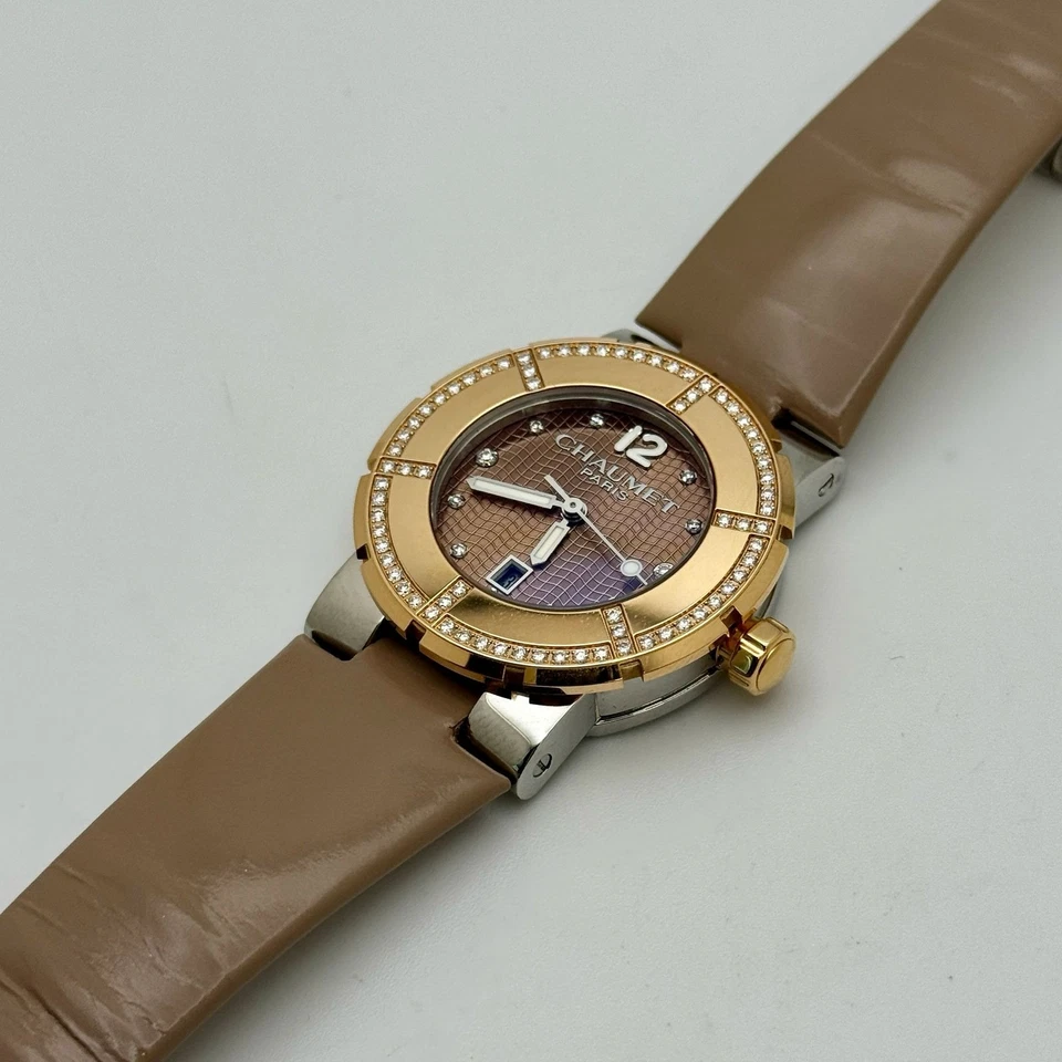 Reloj Chaumet Clase Uno 33mm Cuarzo Acero y Oro Rosa Damas W17321.33P Foto 2 de 4