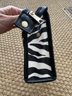 Christian LaCroix CXL Zebra Print Toiletry Makeup Bag with zipper EUC — photo 9