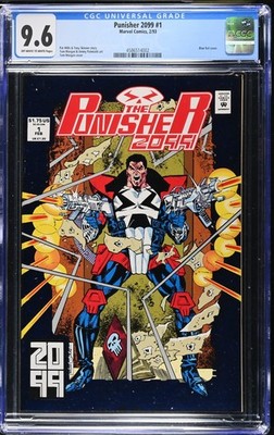 Punisher 2099 #1 (1993)   CGC 9.6 OW/W   1st Punisher 2099, Blue Foil