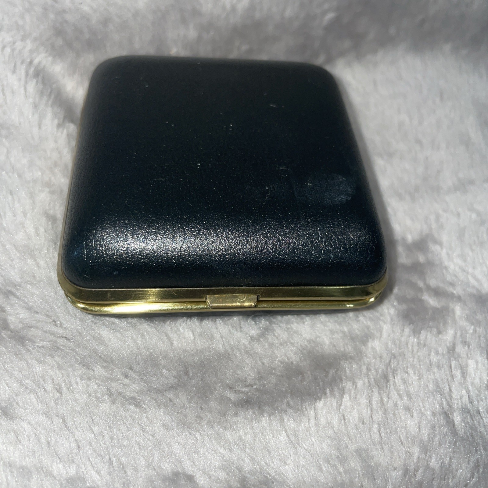 Vintage Spartus  Foldable Travel Alarm Clock Battery Glow In The Dark Hands